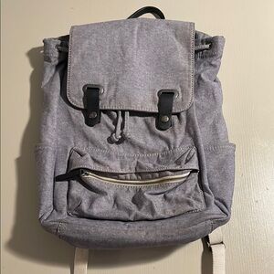 Everlane Gray Canvas Backpack